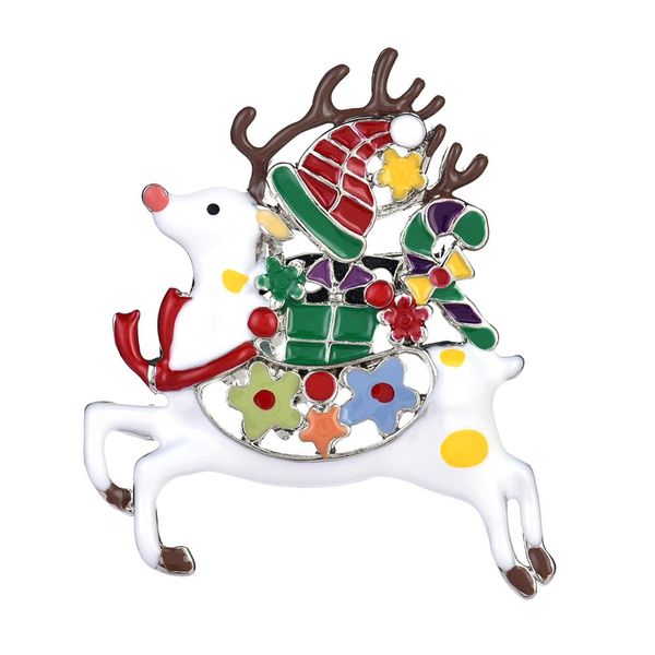 brooch of enamel animal deer brooch white color christmas gift girls women's brooches collar pin ornaments wholesale price hot, Gray
brooch of enamel animal deer brooch white color christmas gift girls women's brooches collar pin ornaments wholesale price hot, Gray