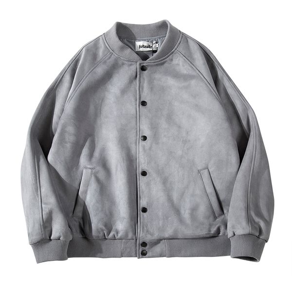 high street stand solid jacket mens autumn oversize single breasted bomber jacket hip hop loose windbreaker coats, Black;brown
high street stand solid jacket mens autumn oversize single breasted bomber jacket hip hop loose windbreaker coats, Black;brown