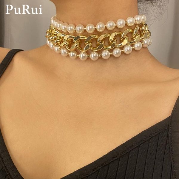 punk short chunky necklace collar 3pcs/set elegant baroque pearl chains layered choker women necklace bohemia jewelry, Golden;silver
punk short chunky necklace collar 3pcs/set elegant baroque pearl chains layered choker women necklace bohemia jewelry, Golden;silver