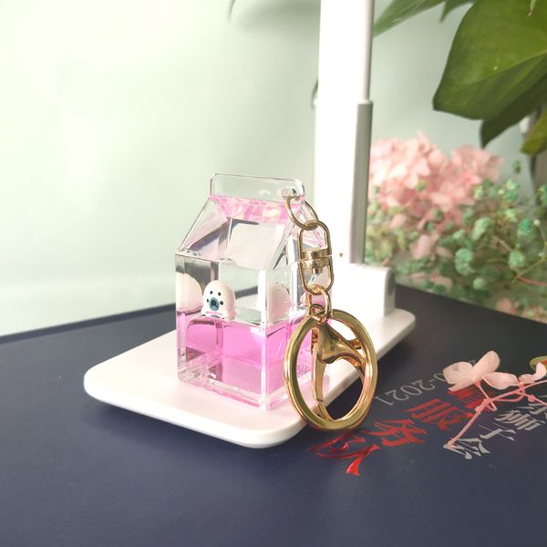 new acrylic marine animal milk carton oil key chain innovative oil multi - color car pendant web celebrity products
new acrylic marine animal milk carton oil key chain innovative oil multi - color car pendant web celebrity products
