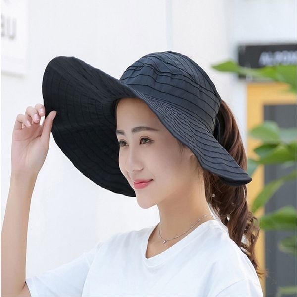 summer hats for women folding visor sun hat outdoor beach hat female empty sunscreen femme sombrero, Blue;gray
summer hats for women folding visor sun hat outdoor beach hat female empty sunscreen femme sombrero, Blue;gray