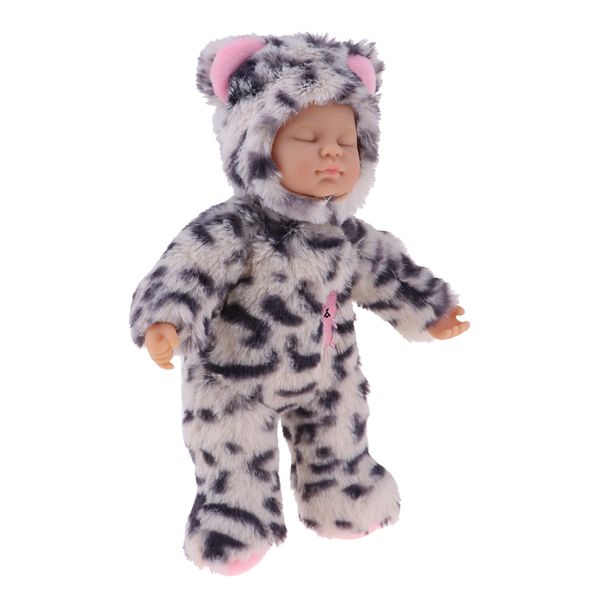 sleeping appease toy - real touch vinyl 10inch reborn kits newborn baby doll - stuffed animal toys - plush baby leopard doll white
sleeping appease toy - real touch vinyl 10inch reborn kits newborn baby doll - stuffed animal toys - plush baby leopard doll white