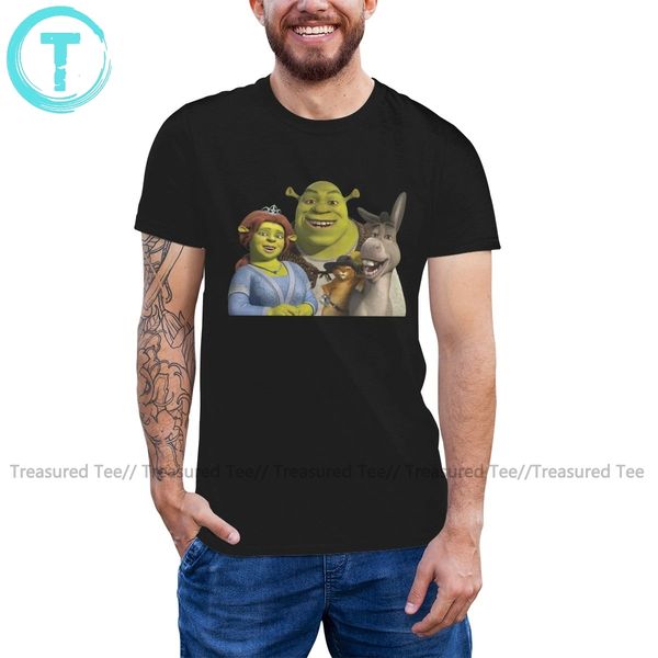 puss in boots t shirt fiona shrek puss in boots and donkey t-shirt fashion short sleeves tee shirt 5xl tshirt