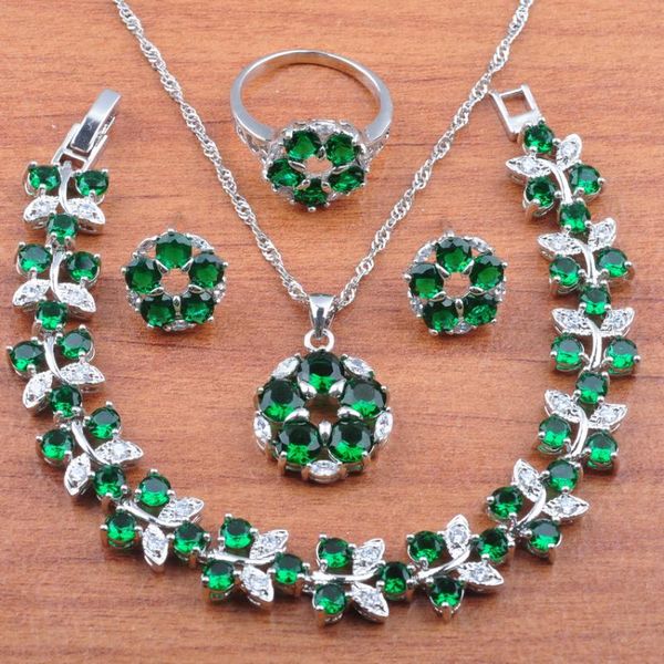 bridal costume silver color green cubia zirconia women wedding jewelry sets stud earrings necklace bracelet ring sets js382
bridal costume silver color green cubia zirconia women wedding jewelry sets stud earrings necklace bracelet ring sets js382