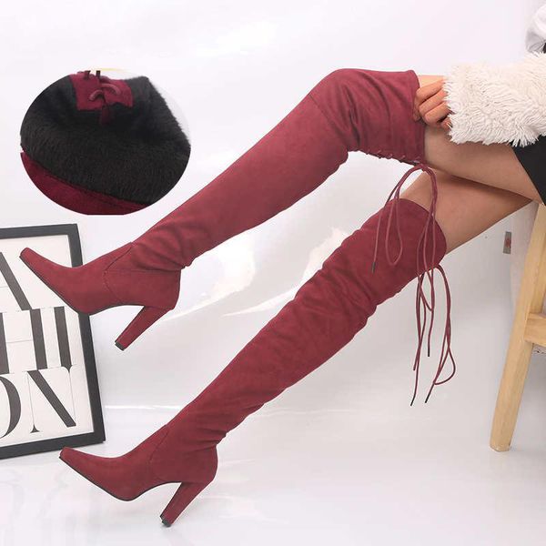 fashion runway stretch fabric sock boots pointy toe over-the-knee heel thigh high pointed woman boot, Black
fashion runway stretch fabric sock boots pointy toe over-the-knee heel thigh high pointed woman boot, Black