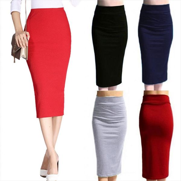 newly autumn winter women pencil skirt high waist cotton solid color stretch elastic slim business ol split bodycon skirts, Black
newly autumn winter women pencil skirt high waist cotton solid color stretch elastic slim business ol split bodycon skirts, Black
