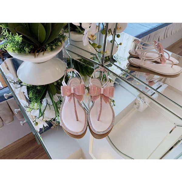 designer womens sandals pink dot bow toe metal buckle flat heels with box size 34-41, Black
designer womens sandals pink dot bow toe metal buckle flat heels with box size 34-41, Black