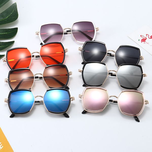children's fashion glasses wholesale tl505 outdoor street shooting half metal square frame sunglasses, White;black
children's fashion glasses wholesale tl505 outdoor street shooting half metal square frame sunglasses, White;black