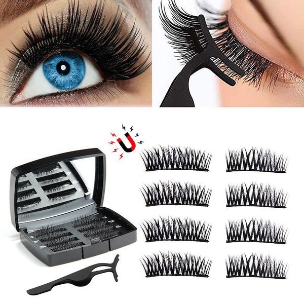 8 pcs 3d magnetic false eyelashes hand mode full eye waterproof fake eyes lashes with tweezers mirror case makeup tools
8 pcs 3d magnetic false eyelashes hand mode full eye waterproof fake eyes lashes with tweezers mirror case makeup tools