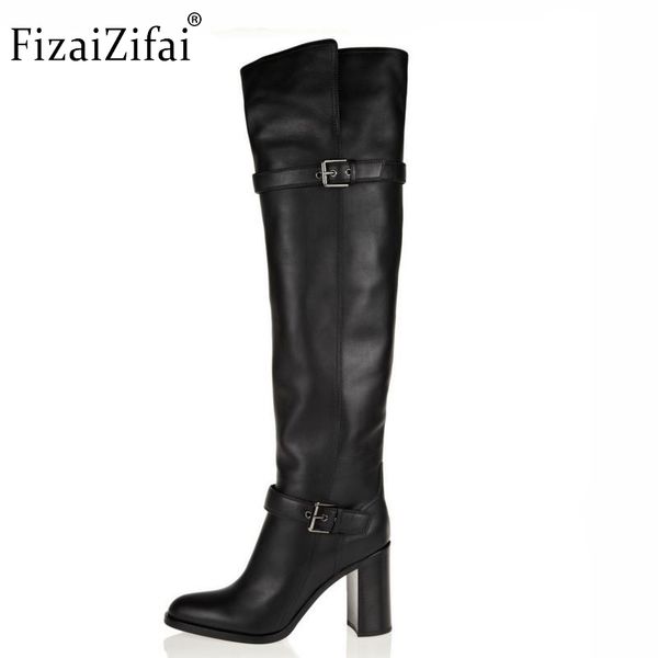 boots size 31-45 women real genuine leather high heel over knee fashion long boot winter warm botas quality footwear shoes r5391, Black
boots size 31-45 women real genuine leather high heel over knee fashion long boot winter warm botas quality footwear shoes r5391, Black