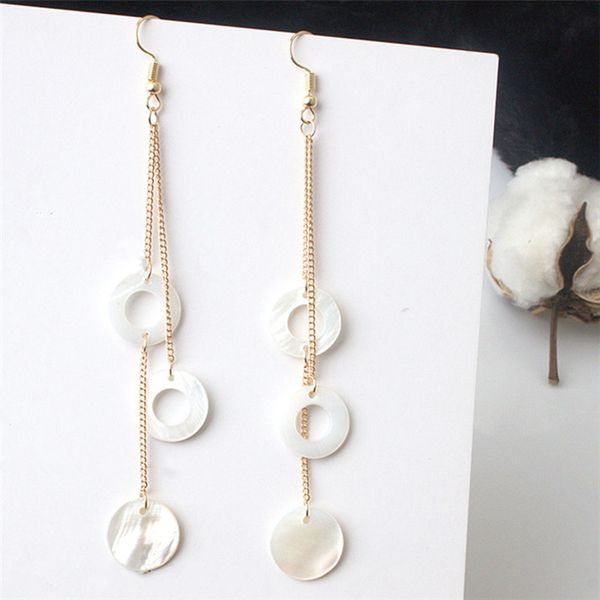stud fashion long tassel shell earrings for women girl hollow round earring brincos bijoux geometric jewelry summer gifts, Golden;silver
stud fashion long tassel shell earrings for women girl hollow round earring brincos bijoux geometric jewelry summer gifts, Golden;silver