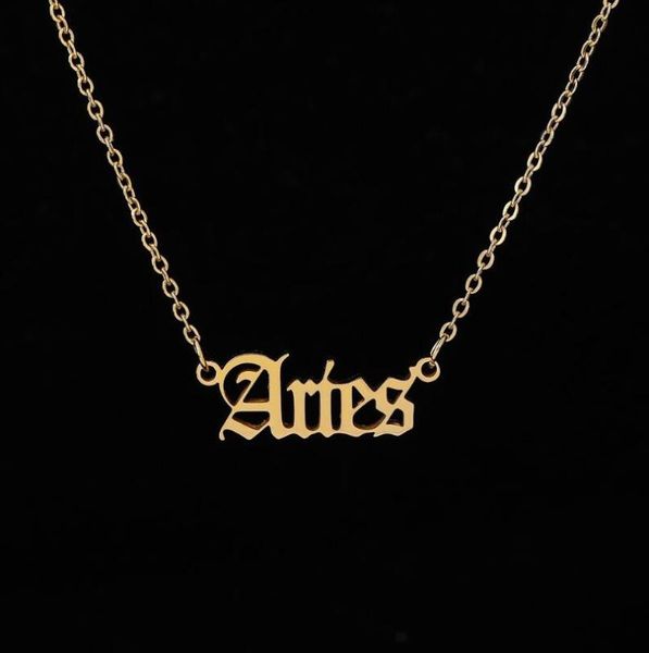 pendant necklaces 2021 constellation zodiac jewelry for women antique style designed letter taurus aries collier, Silver
pendant necklaces 2021 constellation zodiac jewelry for women antique style designed letter taurus aries collier, Silver