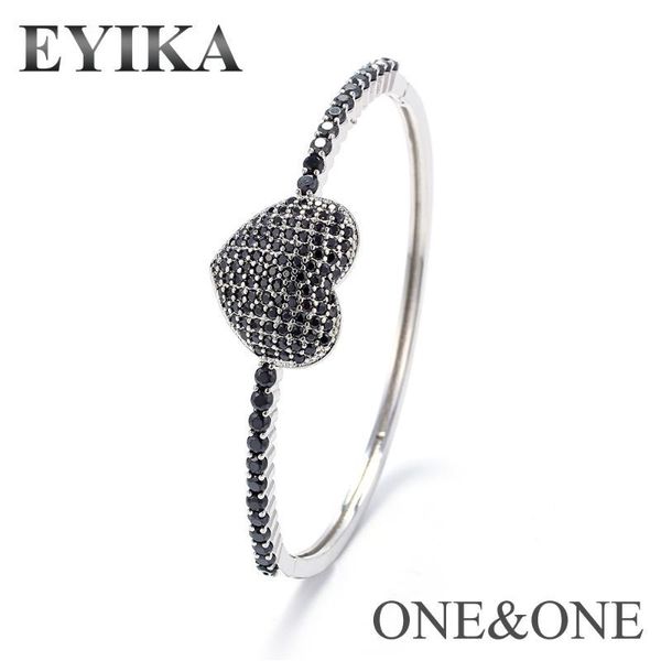 women bangle pave micro cubic zirconia love heart bracelet dating/daily/wedding/anniversary gift for girl wristband jewelry, Black
women bangle pave micro cubic zirconia love heart bracelet dating/daily/wedding/anniversary gift for girl wristband jewelry, Black