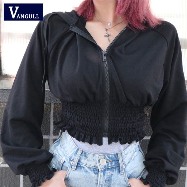 women's jackets vangull vintage casual gothic coat harajuku zipper aesthetic ruffle female jacket puff sleeve autumn 2021 hoodied punk, Black;brown
women's jackets vangull vintage casual gothic coat harajuku zipper aesthetic ruffle female jacket puff sleeve autumn 2021 hoodied punk, Black;brown