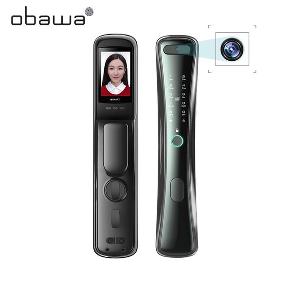 smart lock obawa facial recognition with camera face fingerprint password frid automatic electronic door screen
smart lock obawa facial recognition with camera face fingerprint password frid automatic electronic door screen