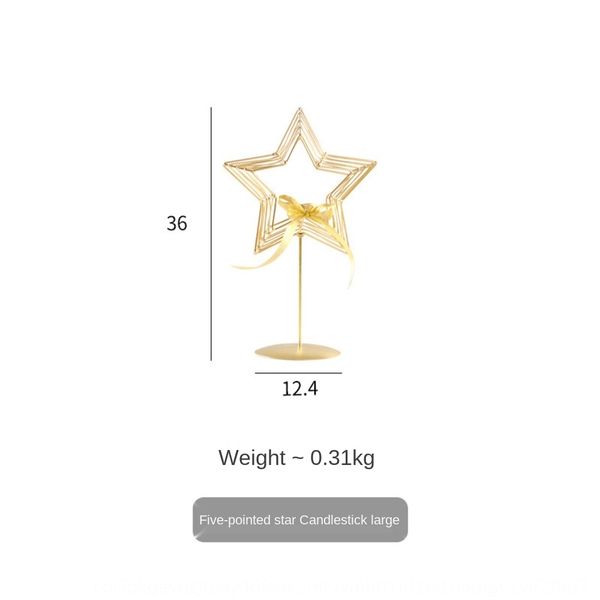 soft time golden iron candlesticktable candlestick five-pointed star candlestick christmas decoration gift creative dining table decoration
soft time golden iron candlesticktable candlestick five-pointed star candlestick christmas decoration gift creative dining table decoration