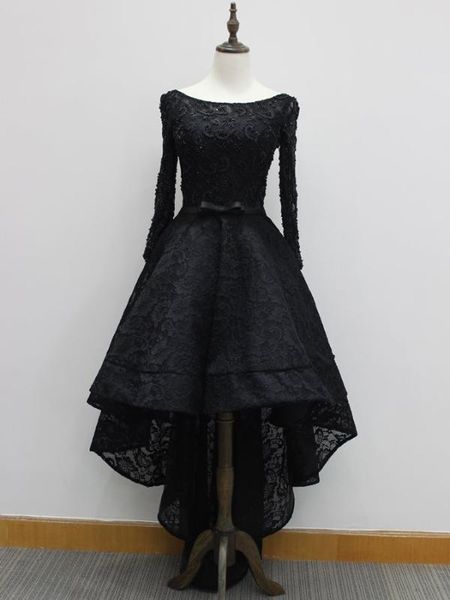 party dresses 2021 luxury black long sleeves beading lace high low evening dress asymmetrical fashion prom formal gowns vestidos de festa, White;black
party dresses 2021 luxury black long sleeves beading lace high low evening dress asymmetrical fashion prom formal gowns vestidos de festa, White;black