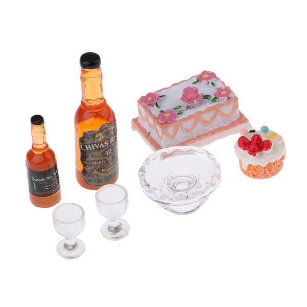6pcs кухня food set 1/12 dollhouse миниатюрный цветок торты вино модель красный
6pcs кухня food set 1/12 dollhouse миниатюрный цветок торты вино модель красный