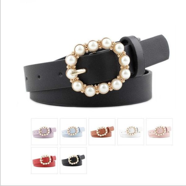 pearl oval buckle women's belt fashionable simple wild inlaid rhinestone light body belt, Black;brown
pearl oval buckle women's belt fashionable simple wild inlaid rhinestone light body belt, Black;brown