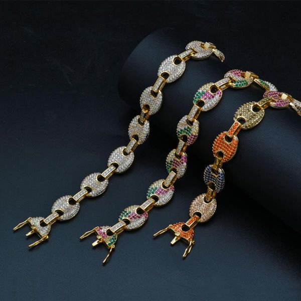 hip hop 12mm colored crystal iced out coffee beans link chain necklace for men women long cz rope link necklaces fashion jewelry, Silver
hip hop 12mm colored crystal iced out coffee beans link chain necklace for men women long cz rope link necklaces fashion jewelry, Silver