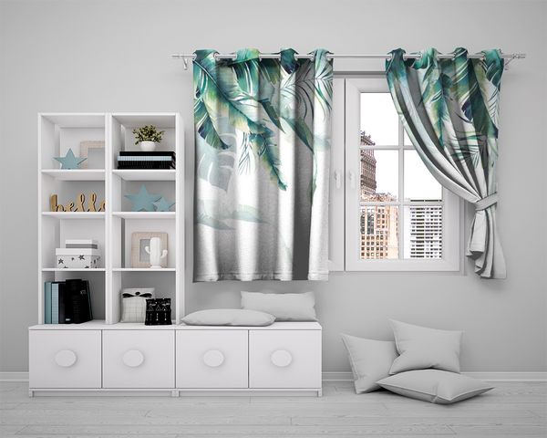 modern bedroom window curtain romantic landscape blackout curtain european-style large leaves 3d print curtain for living room
modern bedroom window curtain romantic landscape blackout curtain european-style large leaves 3d print curtain for living room