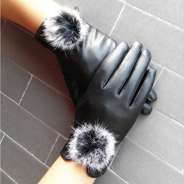 fingerless gloves m mism winter warm mitten women pu leather fur balls female causal wrist soft covered finger velvet fitness, Blue;gray
fingerless gloves m mism winter warm mitten women pu leather fur balls female causal wrist soft covered finger velvet fitness, Blue;gray