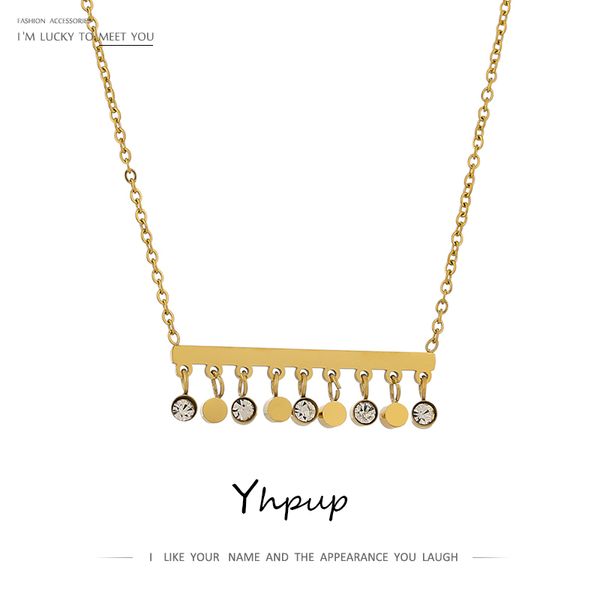 yhpup statement geometric pendant stainless steel necklace for women shiny cubic zirconia collar necklace jewelry, Silver
yhpup statement geometric pendant stainless steel necklace for women shiny cubic zirconia collar necklace jewelry, Silver
