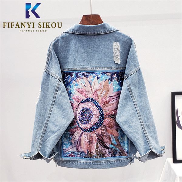 streetwear женщины джинсовый пиджак мода бисероплетение для печати джинсы карман куртки с длинным рукавом свободные джинсы пальто женские ку, Black;brown
streetwear женщины джинсовый пиджак мода бисероплетение для печати джинсы карман куртки с длинным рукавом свободные джинсы пальто женские ку, Black;brown