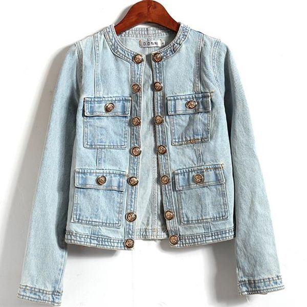 women denim jakcet button cowboy jeans coats outerwear female coats 2020 ladies streetwear trending, Black;brown
women denim jakcet button cowboy jeans coats outerwear female coats 2020 ladies streetwear trending, Black;brown