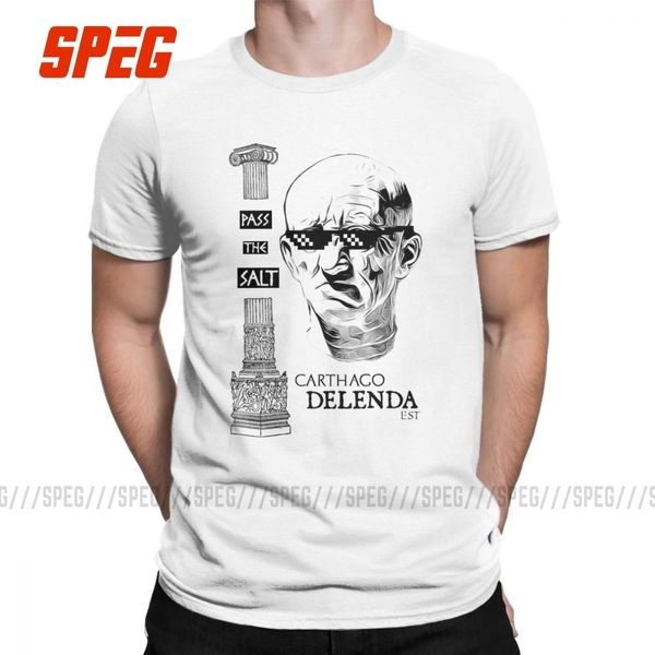 pass the salt carthage must be destroyed latin rome roman t-shirts cato awesome t shirts men short sleeves clothes tee shirt
pass the salt carthage must be destroyed latin rome roman t-shirts cato awesome t shirts men short sleeves clothes tee shirt