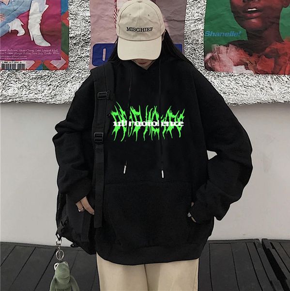 streetwear hoodie sweatshirt harajuku letter print casual hip hop long sleeve women's sweatshirt new oversize loose punk clothes, Black
streetwear hoodie sweatshirt harajuku letter print casual hip hop long sleeve women's sweatshirt new oversize loose punk clothes, Black