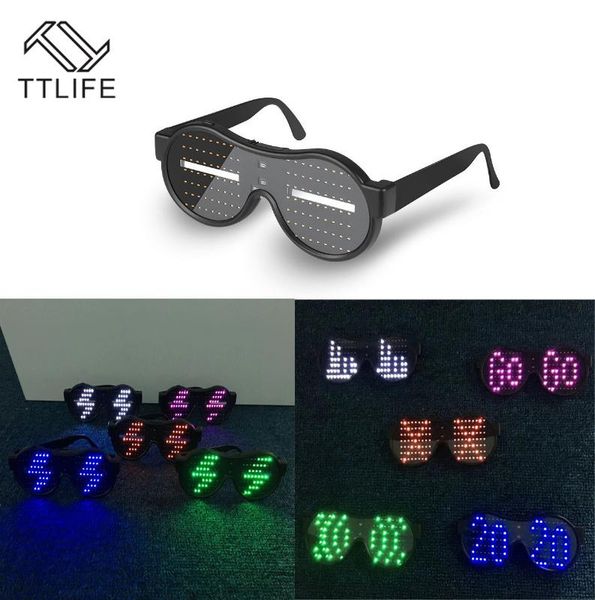 ttlife led glasses quick flash led party glasses usb charge luminous blind concert light toys, White;black
ttlife led glasses quick flash led party glasses usb charge luminous blind concert light toys, White;black