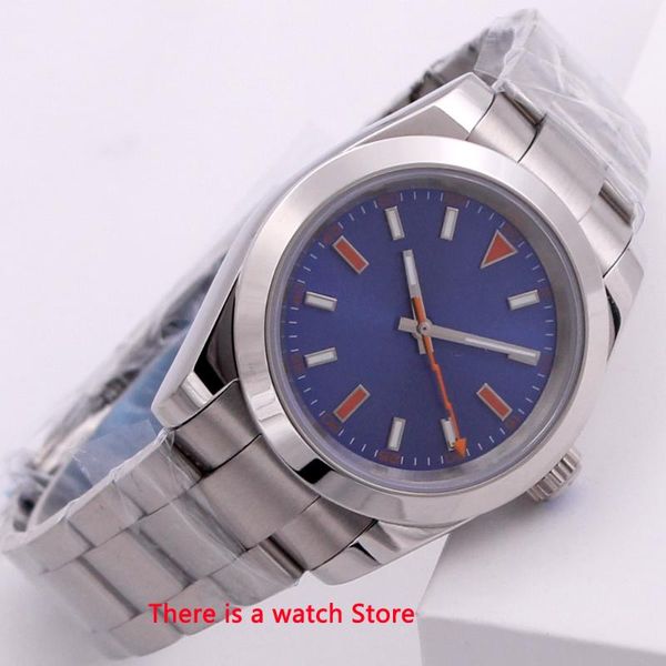 bliger 40mm automatic mens watch luminous waterproof stainless steel strap sapphire glass mechanical men's watch, Slivery;brown
bliger 40mm automatic mens watch luminous waterproof stainless steel strap sapphire glass mechanical men's watch, Slivery;brown
