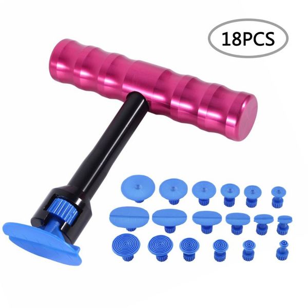 paintless dent repair removal kit tools t-bar puller lifter dent removal set with 18 tabs car repair tool
paintless dent repair removal kit tools t-bar puller lifter dent removal set with 18 tabs car repair tool