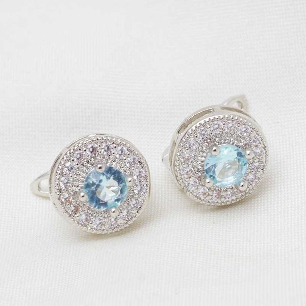 hoop & huggie light blue crystal cubic zirconia earrings for women style circle 2021, Golden;silver
hoop & huggie light blue crystal cubic zirconia earrings for women style circle 2021, Golden;silver