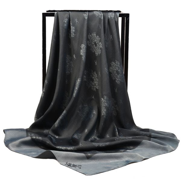 90cm large square elegant twill jacquard plain color women silk scarf muslim headscarf silk scarves hijab scarf, Blue;gray
90cm large square elegant twill jacquard plain color women silk scarf muslim headscarf silk scarves hijab scarf, Blue;gray