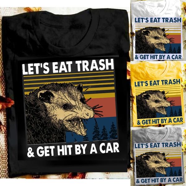 raccoon let's eat trash & get hit by a car tshirt men sport black for women men 
raccoon let's eat trash & get hit by a car tshirt men sport black for women men