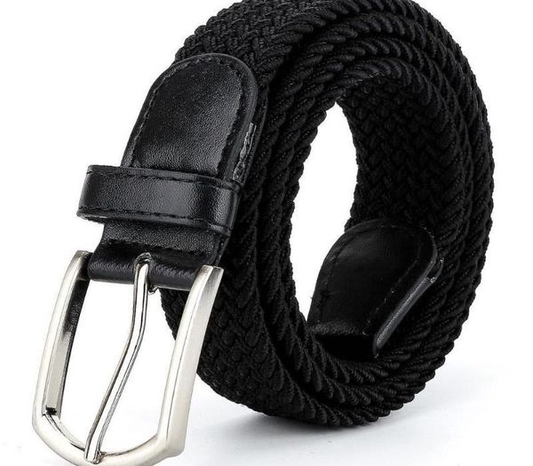 colors men women casual knitted pin buckle belt woven canvas elastic stretch belts plain webbing 2020 fashion, Black;brown
colors men women casual knitted pin buckle belt woven canvas elastic stretch belts plain webbing 2020 fashion, Black;brown