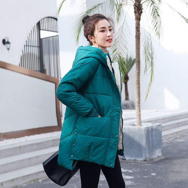 women's down & parkas causal design winter jacket women warm hooded parka coat female short front and long back cotton padded, Black
women's down & parkas causal design winter jacket women warm hooded parka coat female short front and long back cotton padded, Black