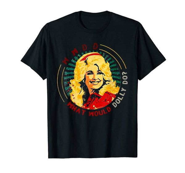 what would dolly do dolly parton black t-shirt s-3xl summer tee shirt