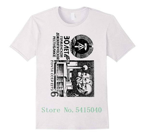 new 2020 100% cotton vintage t-shirt ussr east germany 1979 anniversary stamp short-sleeve t-shirt
new 2020 100% cotton vintage t-shirt ussr east germany 1979 anniversary stamp short-sleeve t-shirt