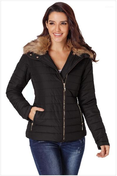 windbreaker coats women down coats winter thick fake fur pockets zipper slim fit, Black
windbreaker coats women down coats winter thick fake fur pockets zipper slim fit, Black