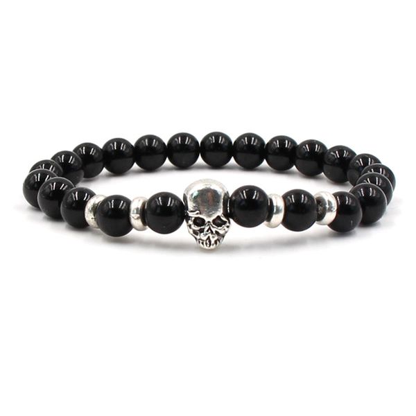 charm natural stone bracelet set silvery skull bracelet for men and women accessories elastic wholesale, Golden;silver
charm natural stone bracelet set silvery skull bracelet for men and women accessories elastic wholesale, Golden;silver