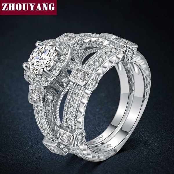 luxury 2 rings sets silver color bijoux fashion wedding party jewelry cubic zirconia jewelry for women chirstmas zyr478, Golden;silver
luxury 2 rings sets silver color bijoux fashion wedding party jewelry cubic zirconia jewelry for women chirstmas zyr478, Golden;silver