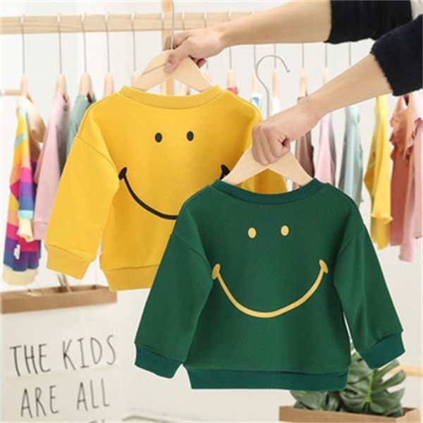 boys hoodies casual smiley print toddler girl sweatshirt cotton winter autumn plus velvet shirts kids clothing baby 201211, Black
boys hoodies casual smiley print toddler girl sweatshirt cotton winter autumn plus velvet shirts kids clothing baby 201211, Black