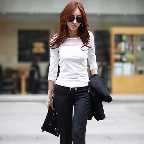 korean fashion women's summer style cotton lace mesh patchwork long sleeve shirts t shirt women tees t-shirt, White
korean fashion women's summer style cotton lace mesh patchwork long sleeve shirts t shirt women tees t-shirt, White