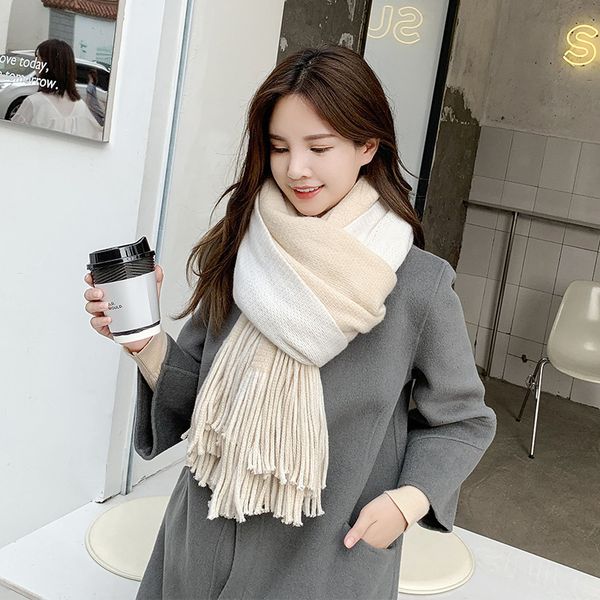 scarves fun prouder winter korean warm scarf fashion simple stitching wild cashmere tassel women, Blue;gray
scarves fun prouder winter korean warm scarf fashion simple stitching wild cashmere tassel women, Blue;gray