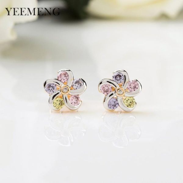 stud yeemeng earrings women fashion trendy jewelry multicolor natural zircon petal for girl daily appointment, Golden;silver
stud yeemeng earrings women fashion trendy jewelry multicolor natural zircon petal for girl daily appointment, Golden;silver