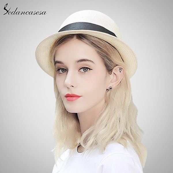 wide brim hats sedancasesa fashion bowknot summer sun hat beautiful women straw beach large brimmed portable feminino gorras, Blue;gray
wide brim hats sedancasesa fashion bowknot summer sun hat beautiful women straw beach large brimmed portable feminino gorras, Blue;gray