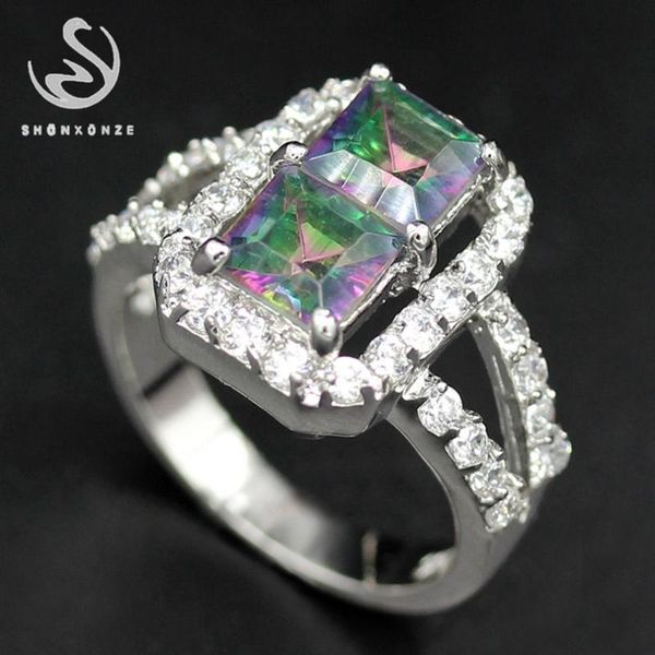 wedding rings shunxunze hyperbole engagement jewelry for women rainbow and white cubic zirconia rhodium plated r769 size 6 7 8 9, Slivery;golden
wedding rings shunxunze hyperbole engagement jewelry for women rainbow and white cubic zirconia rhodium plated r769 size 6 7 8 9, Slivery;golden
